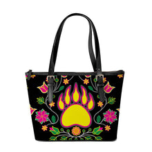 Load image into Gallery viewer, Floral Bearpaw Large Tote Shoulder Bag
