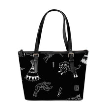 Load image into Gallery viewer, Ledger Dabbles Black Large Tote Shoulder Bag
