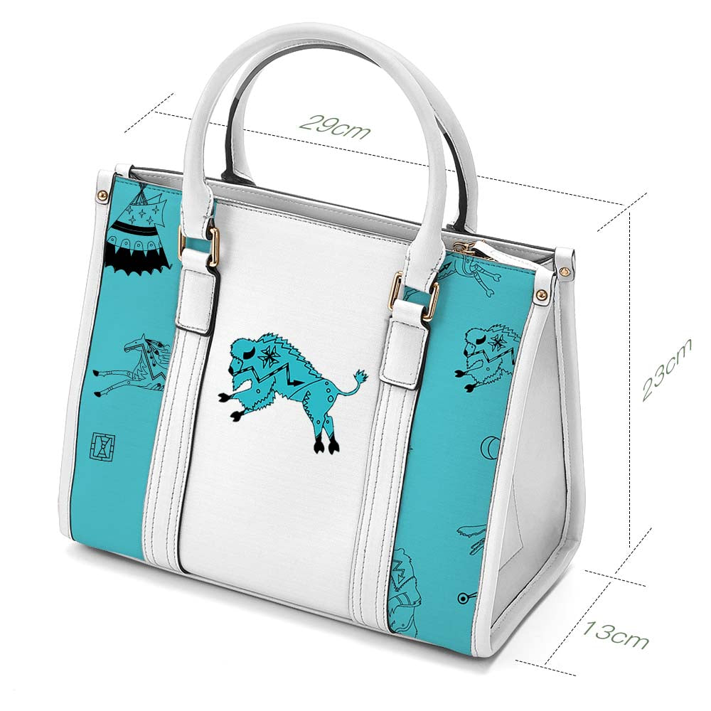 Ledger Dabbles Turquoise Convertible Hand or Shoulder Bag