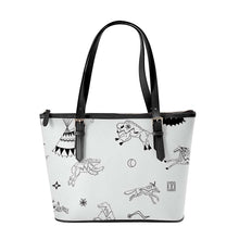 Load image into Gallery viewer, Ledger Dabbles White Large Tote Shoulder Bag
