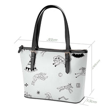 Load image into Gallery viewer, Ledger Dabbles White Large Tote Shoulder Bag
