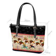 Load image into Gallery viewer, Ledger Hunt Black Large Tote Shoulder Bag
