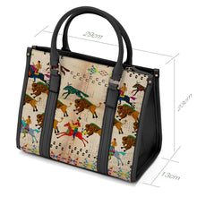 Load image into Gallery viewer, The Hunt Black Convertible Hand or Shoulder Bag
