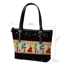 Load image into Gallery viewer, Ledger Chiefs Midnight Black Large Tote Shoulder Bag

