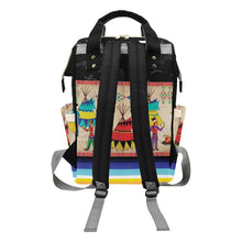 Load image into Gallery viewer, Ledger Chiefs Midnight Multi-Function Diaper Backpack/Diaper Bag
