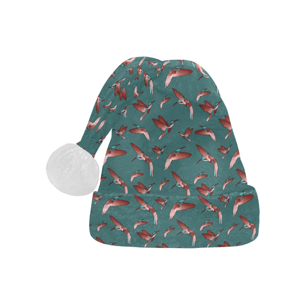 Red Swift Turquoise Santa Hat