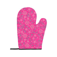 Load image into Gallery viewer, Berry Picking Pink Oven Mitt &amp; Pot Holder
