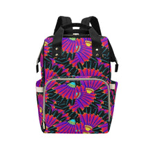 Load image into Gallery viewer, Eagle Feather Remix Multi-Function Diaper Backpack/Diaper Bag
