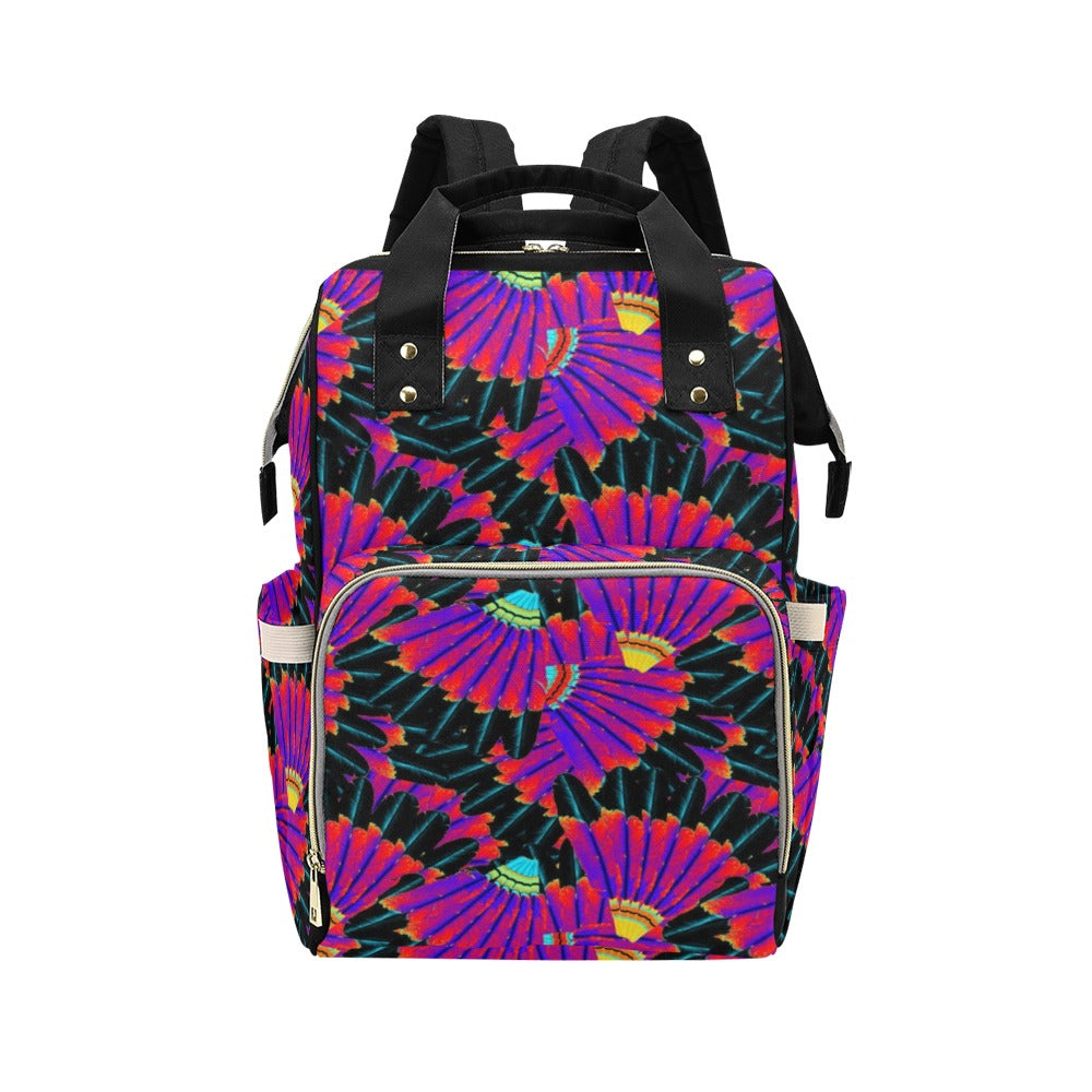 Eagle Feather Remix Multi-Function Diaper Backpack/Diaper Bag