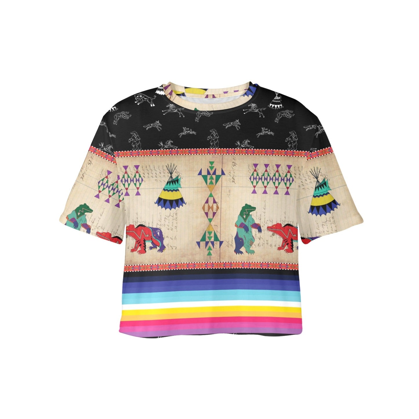 Bear Ledger Black Sky Crop Top