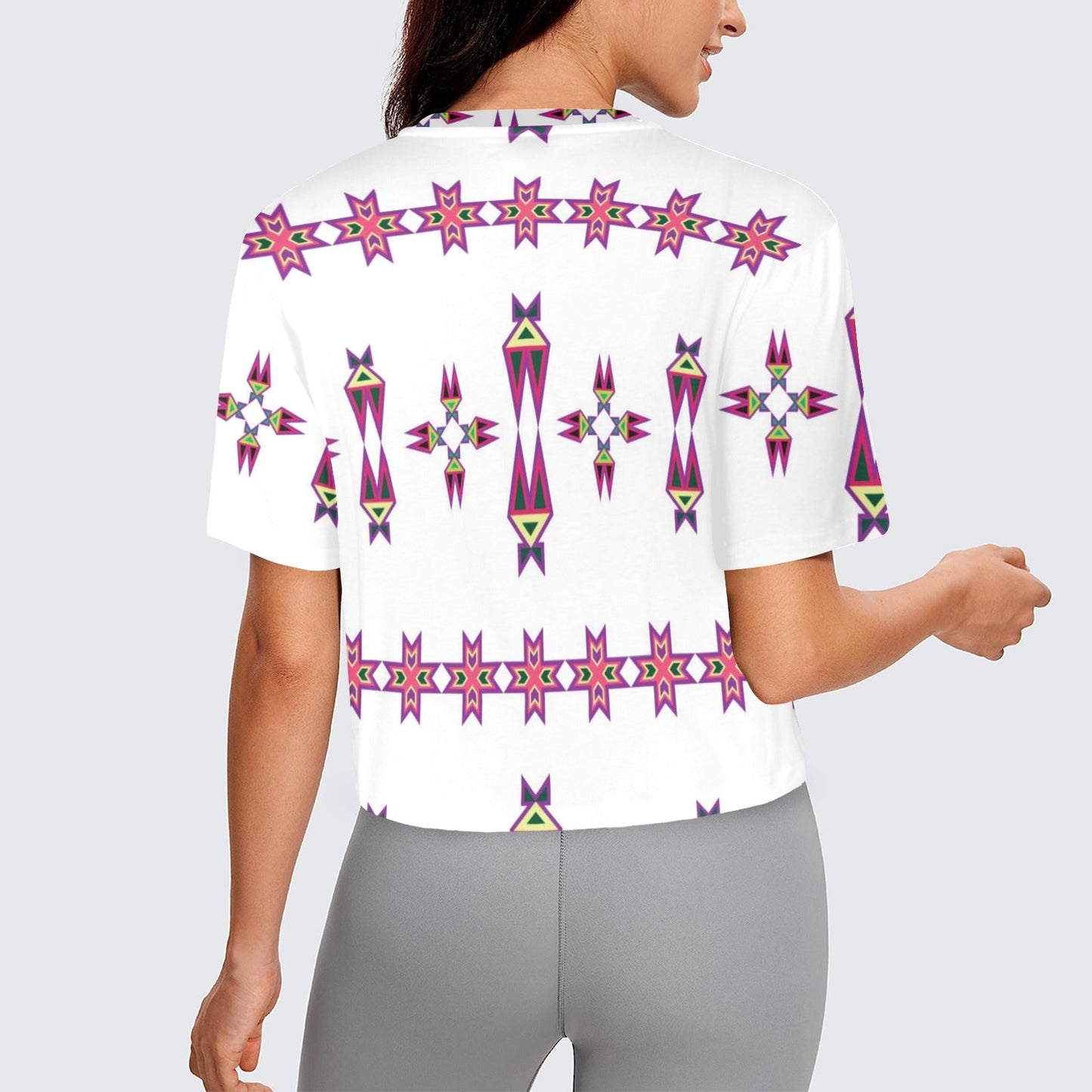Four Directions Lodge Flurry Crop Top