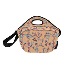 Load image into Gallery viewer, Swift Floral Peache Neoprene Lunch Bag/Large
