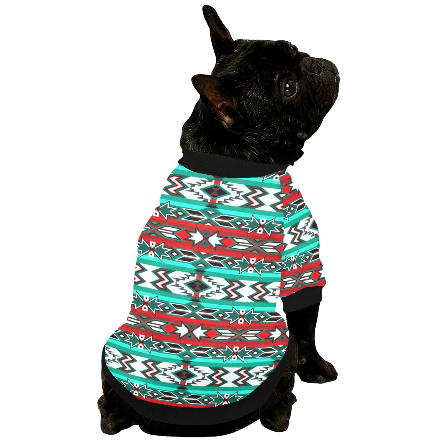 Southwest Journey Pet Dog Round Neck Shirt