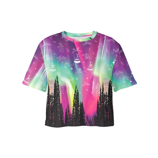 Aurora Medicine Animals 3 Crop Top