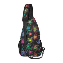 Load image into Gallery viewer, Neon Floral Turtles Chest Bag
