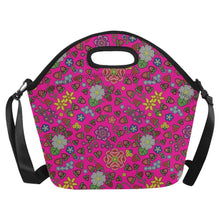 Load image into Gallery viewer, Berry Pop Blush Neoprene Lunch Bag/Large
