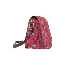 Load image into Gallery viewer, Blue Trio Cardinal Saddle Bag
