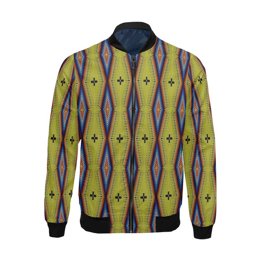 Diamond in the Bluff Yellow Bomber Jacket