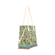 Load image into Gallery viewer, Culture in Nature Green Leaf Clover Canvas Tote Bag
