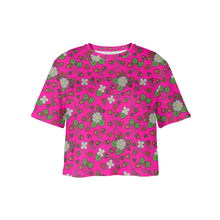 Load image into Gallery viewer, Strawberry Dreams Blush Crop Top
