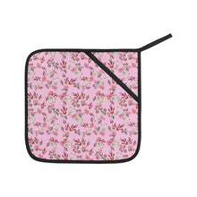 Load image into Gallery viewer, Strawberry Floral Oven Mitt &amp; Pot Holder
