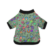 Load image into Gallery viewer, Indigenous Paisley Dark Sea Pet Dog Round Neck Shirt
