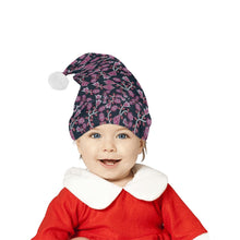 Load image into Gallery viewer, Beaded Pink Santa Hat
