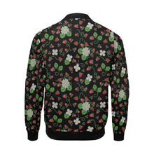 Load image into Gallery viewer, Strawberry Dreams Midnight Bomber Jacket for Men
