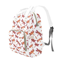 Load image into Gallery viewer, Gathering White Multi-Function Diaper Backpack/Diaper Bag
