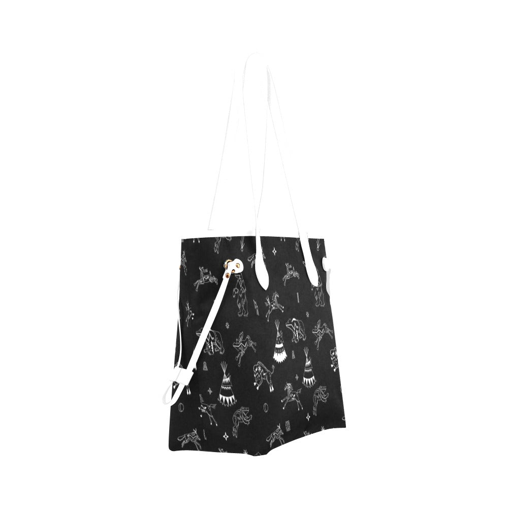 Ledger Dables Black Clover Canvas Tote Bag