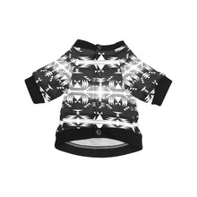 Load image into Gallery viewer, Between the Mountains Black and White Pet Dog Round Neck Shirt
