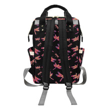 Load image into Gallery viewer, Gathering Noir Multi-Function Diaper Backpack/Diaper Bag
