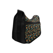 Load image into Gallery viewer, Dragon Lily Noir Crossbody Bags
