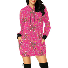 Load image into Gallery viewer, Willow Bee Bubblegum Hoodie Dress
