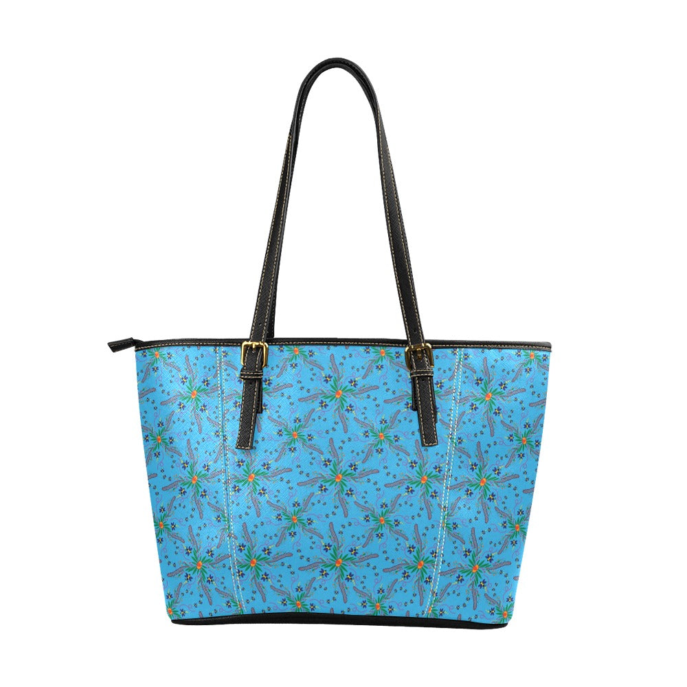 Willow Bee Saphire Leather Tote Bag