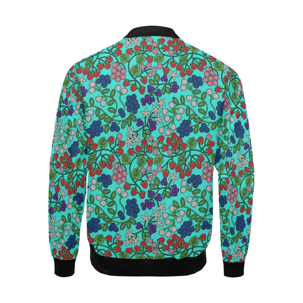 Takwakin Harvest Turquoise Bomber Jacket for Men