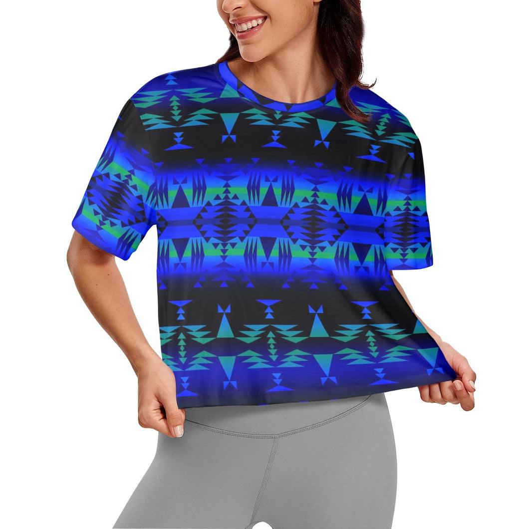 Between the Blue Ridge Mountains Crop Top