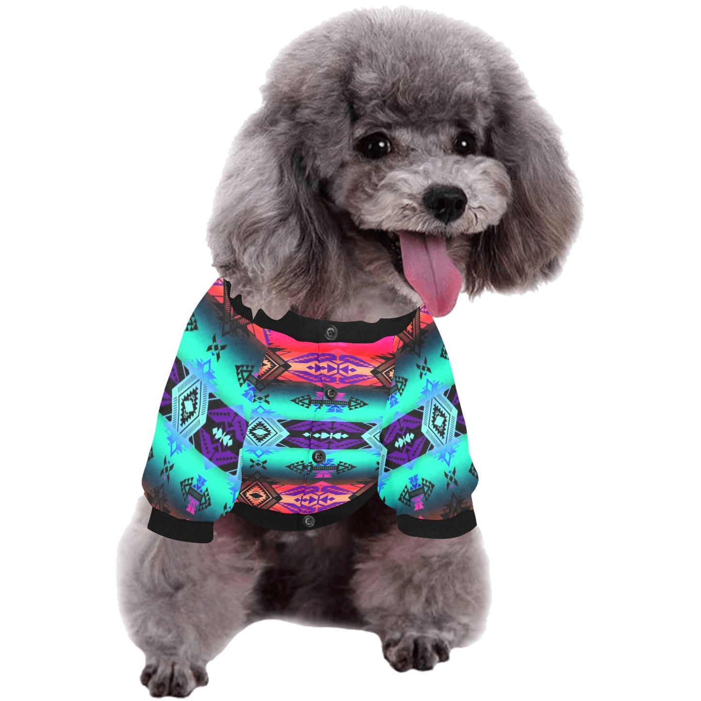 Sovereign Nation Sunrise Pet Dog Round Neck Shirt