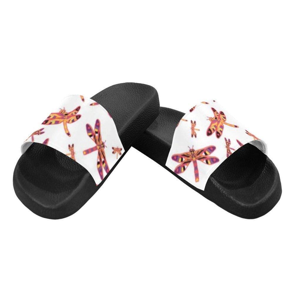 Gathering White Women's Slide Sandals