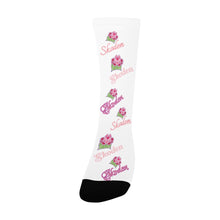 Load image into Gallery viewer, Ladies Skoden Floral White Women&#39;s Custom Socks
