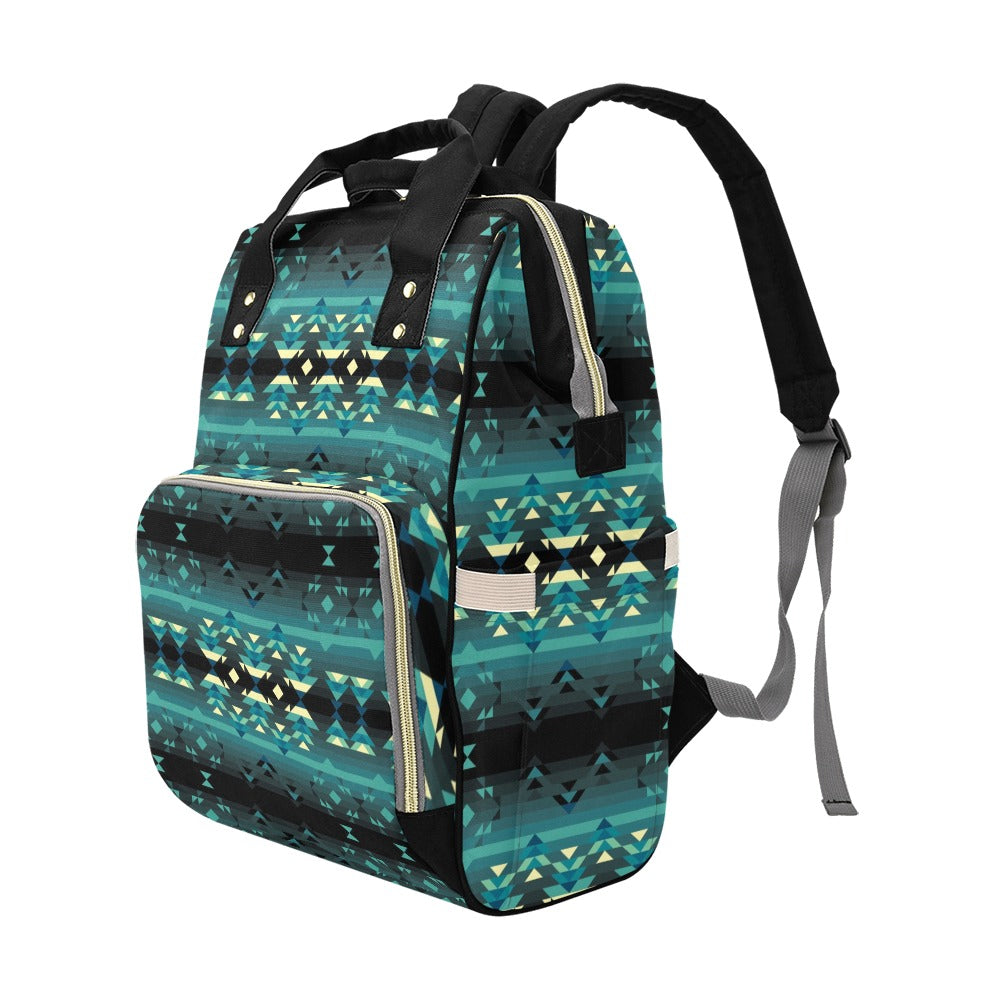 Inspire Green Multi-Function Diaper Backpack/Diaper Bag