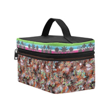 Load image into Gallery viewer, Culture in Nature Orange Cosmetic Bag
