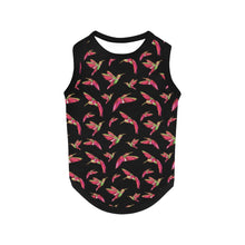 Load image into Gallery viewer, Red Swift Colourful Black Pet Tank Top
