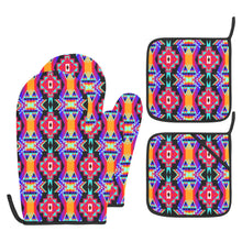 Load image into Gallery viewer, Fancy Bustle Oven Mitt &amp; Pot Holder
