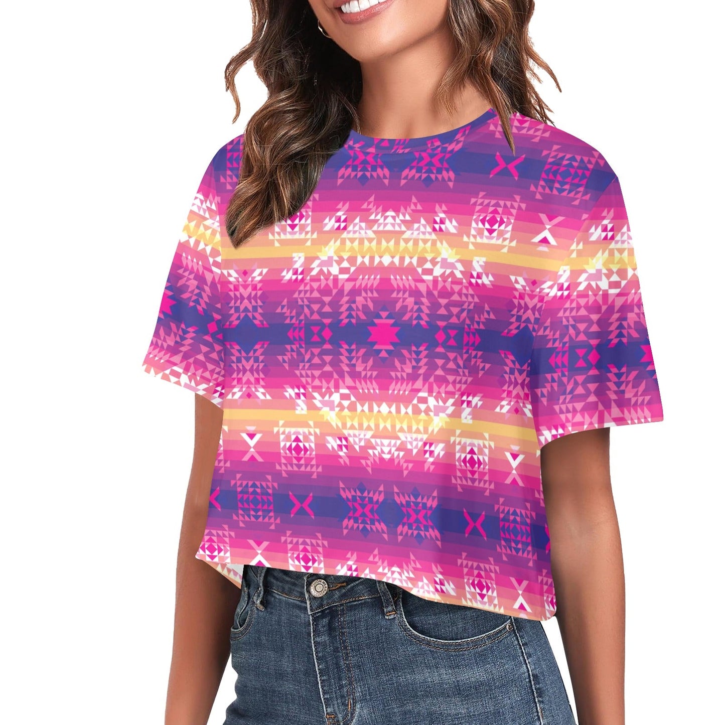 Soleil Overlay Crop Top