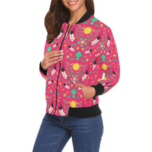 Load image into Gallery viewer, New Growth Pink Bomber Jacket for Women
