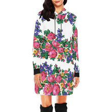 Load image into Gallery viewer, Kokum_s Revenge White Hoodie Dress
