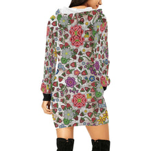 Load image into Gallery viewer, Berry Pop Br Bark Hoodie Dress
