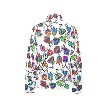 Load image into Gallery viewer, Indigenous Paisley White Women&#39;s Stand Collar Padded Jacket
