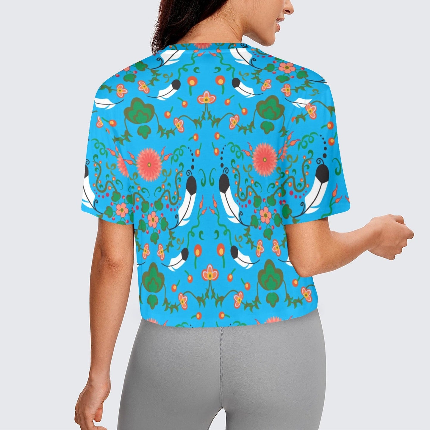 New Growth Bright Sky Crop Top